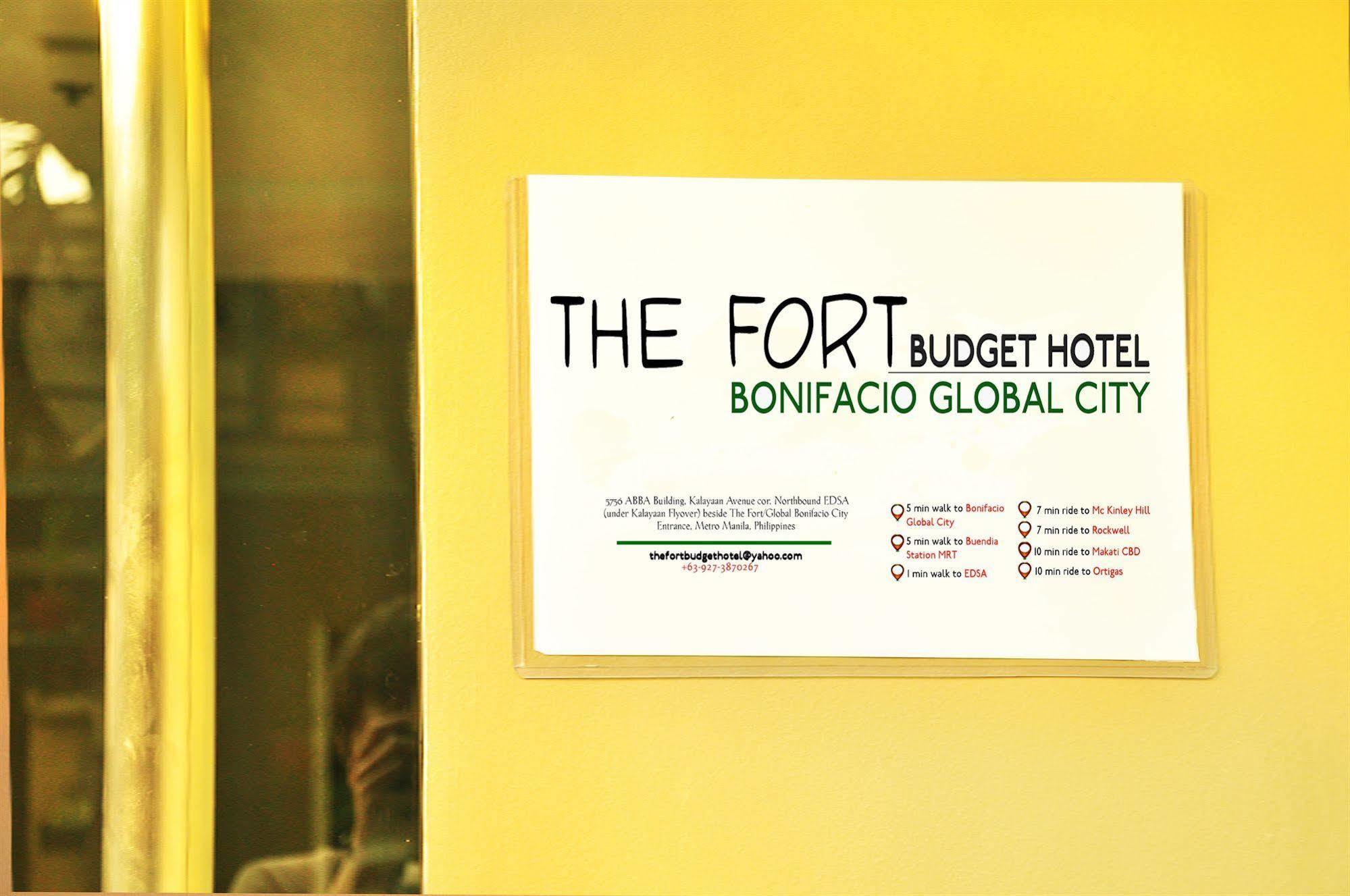 The Fort Budget Hotel- Bonifacio Global City Макати Экстерьер фото